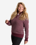 Half-zip fodrad Pricilla