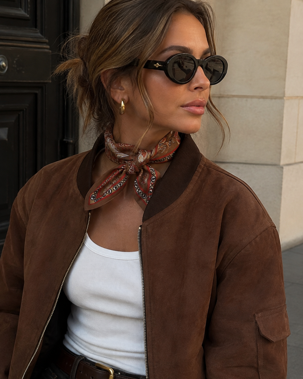 Scarf fyrkant paisley
