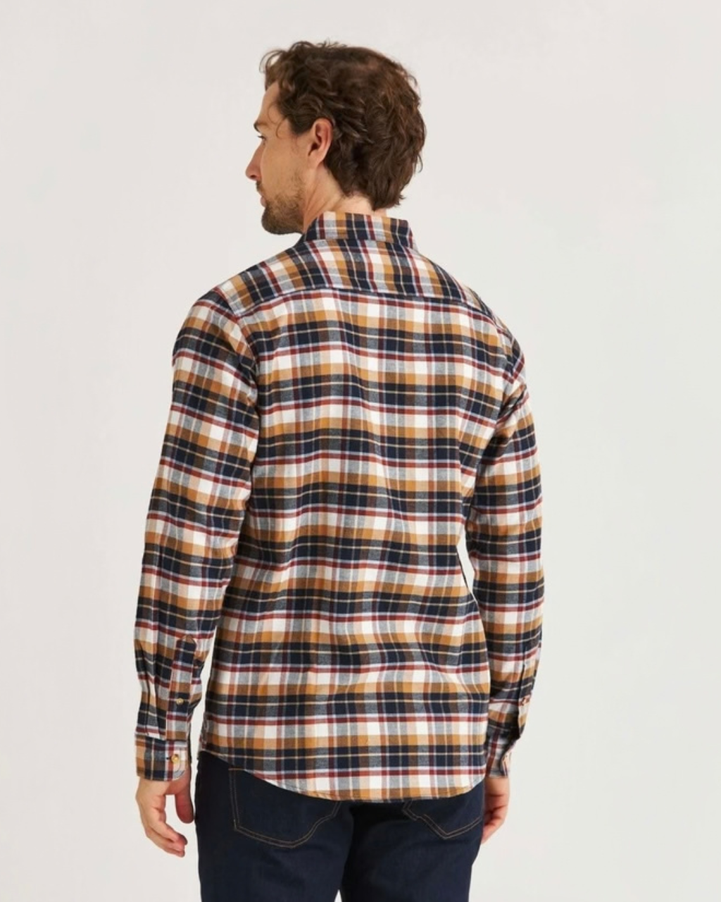 Flanellskjorta orange
