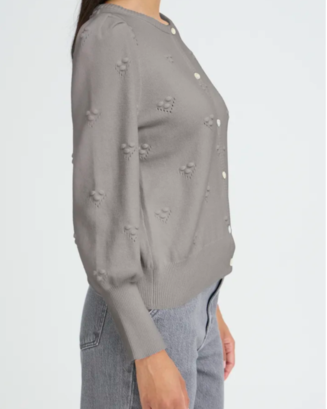 Cardigan Pointelle