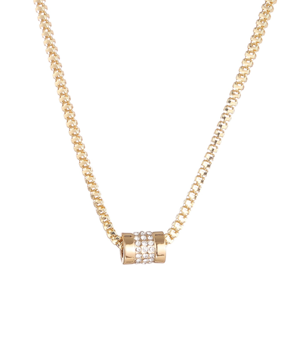 Kort halsband med strass