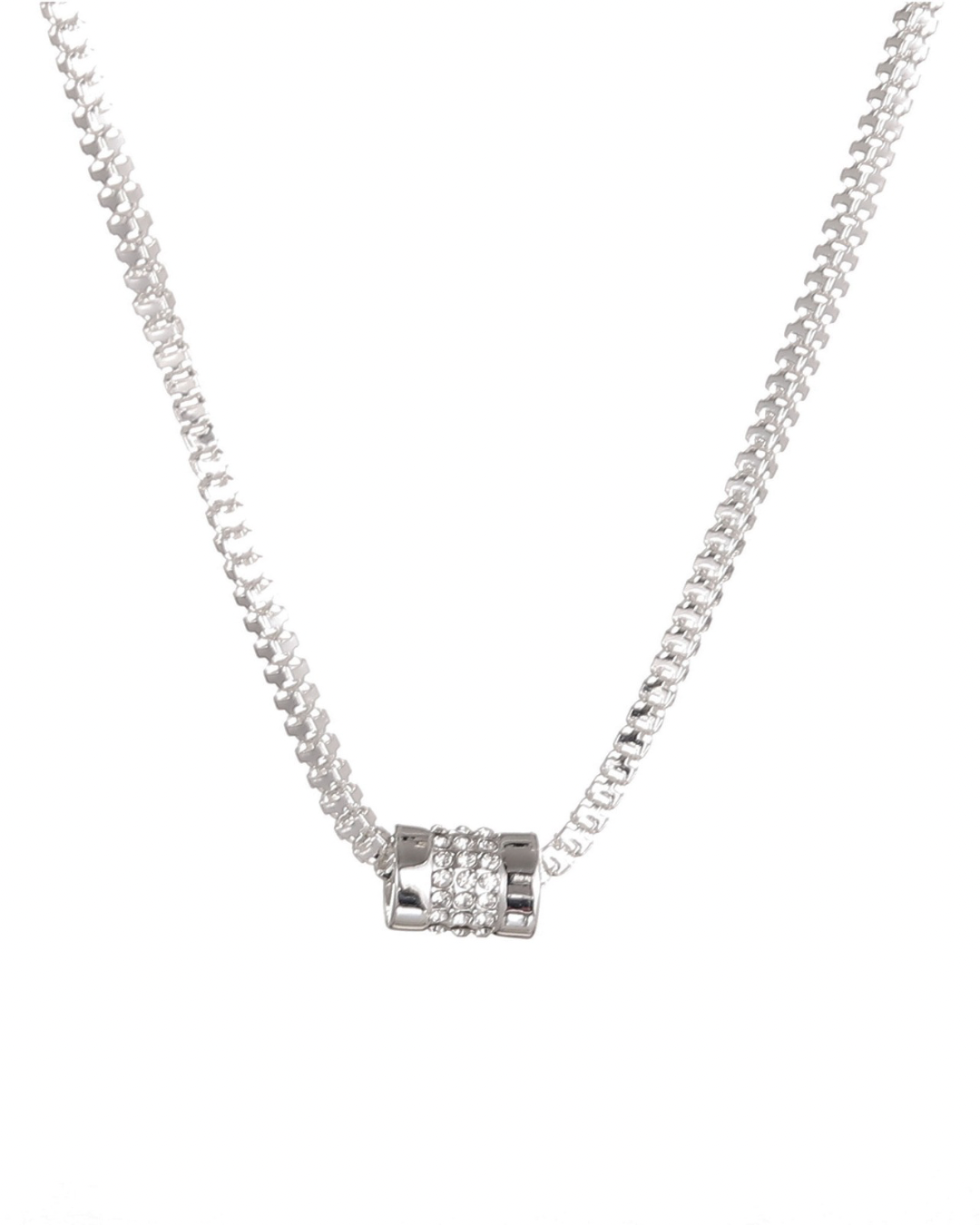 Kort halsband med strass