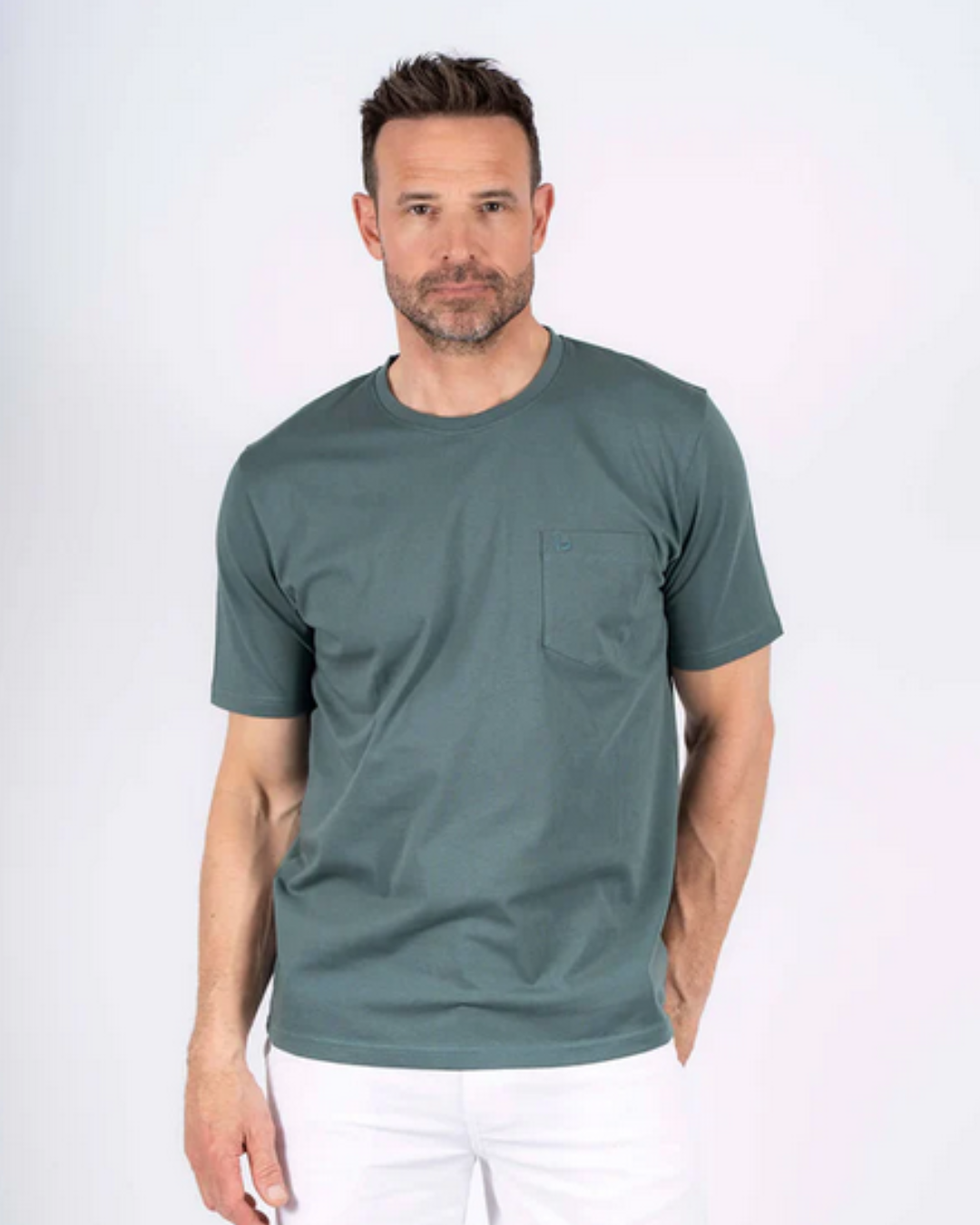 T-shirt med ficka