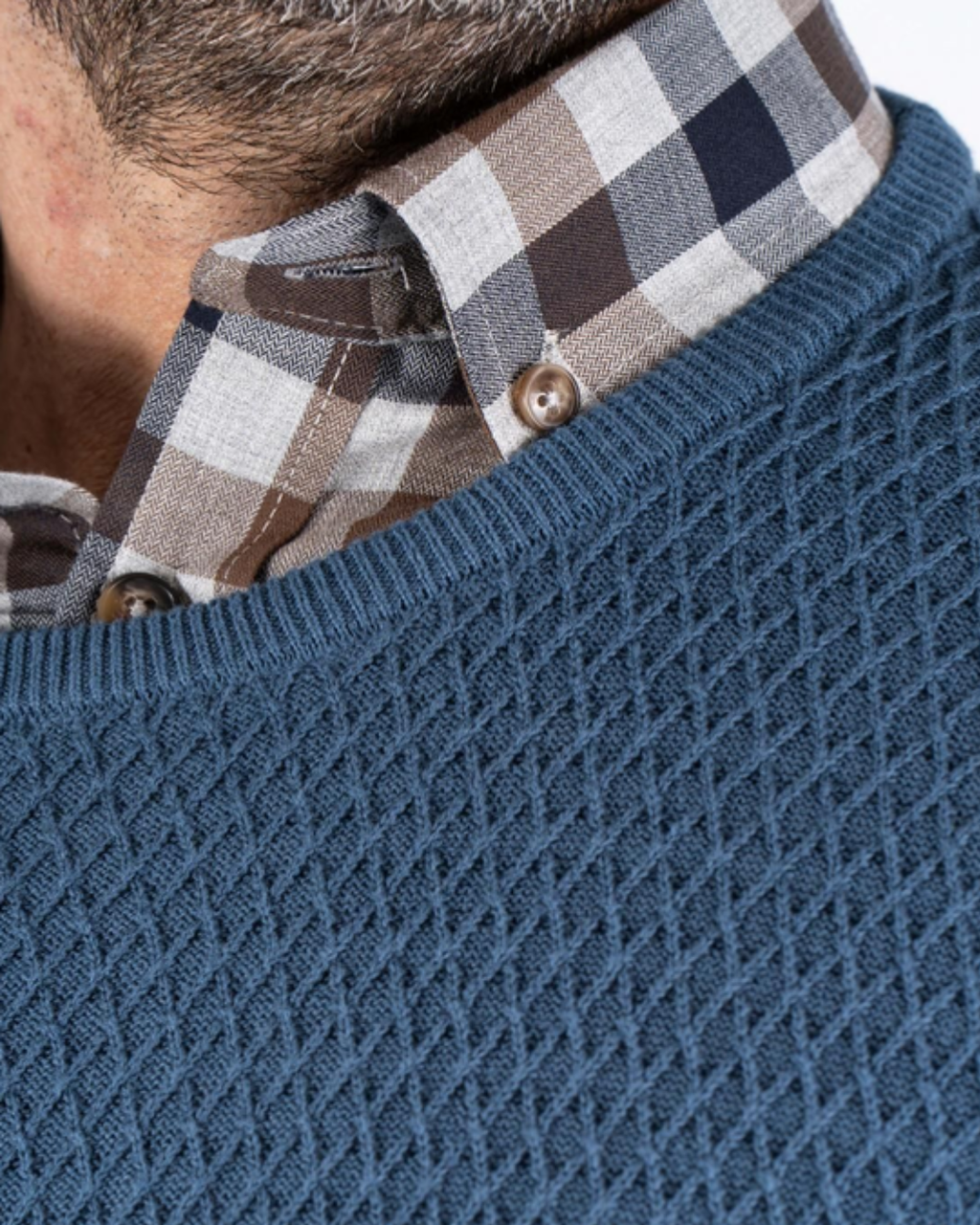 Pullover rund hals