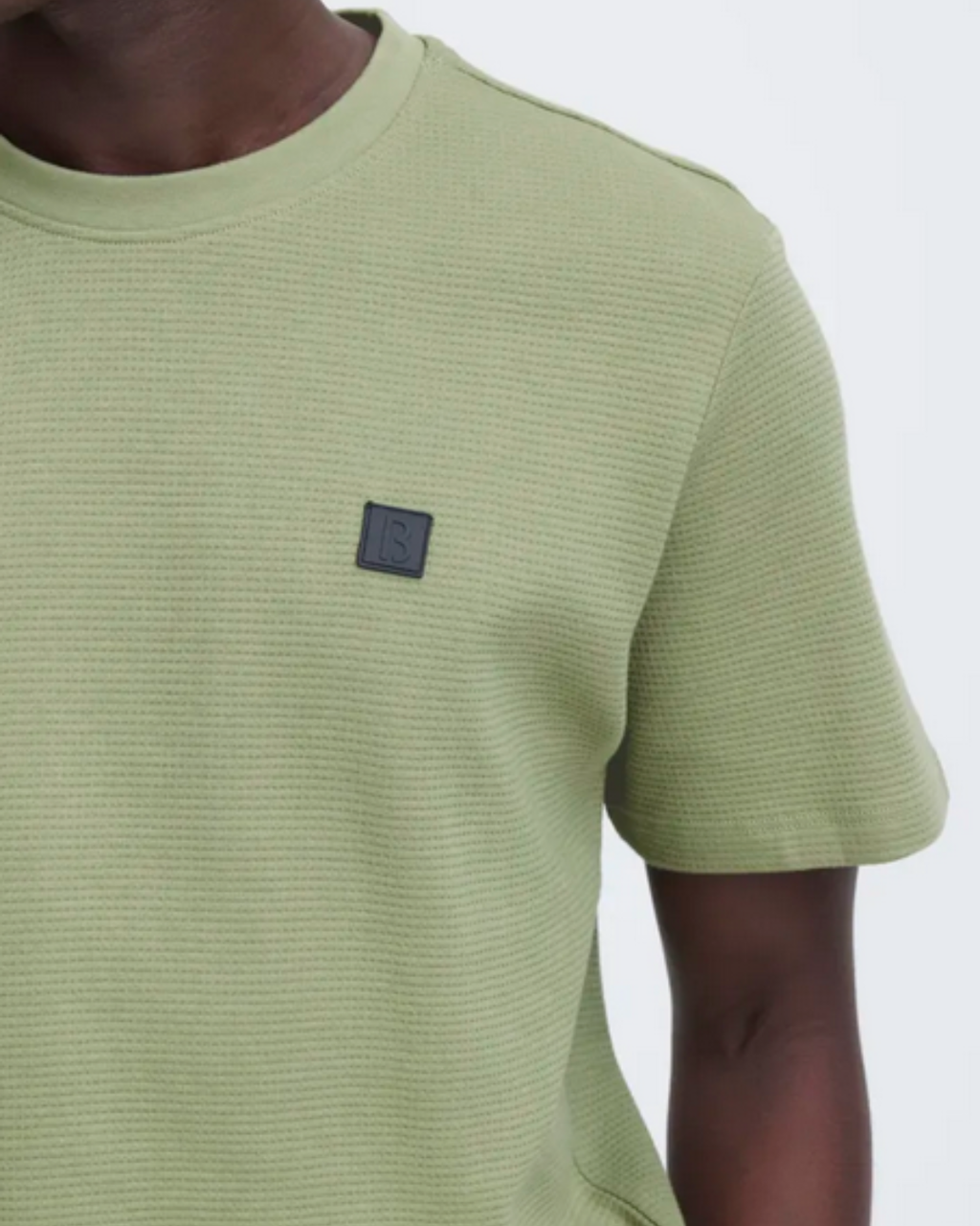 T-shirt med struktur