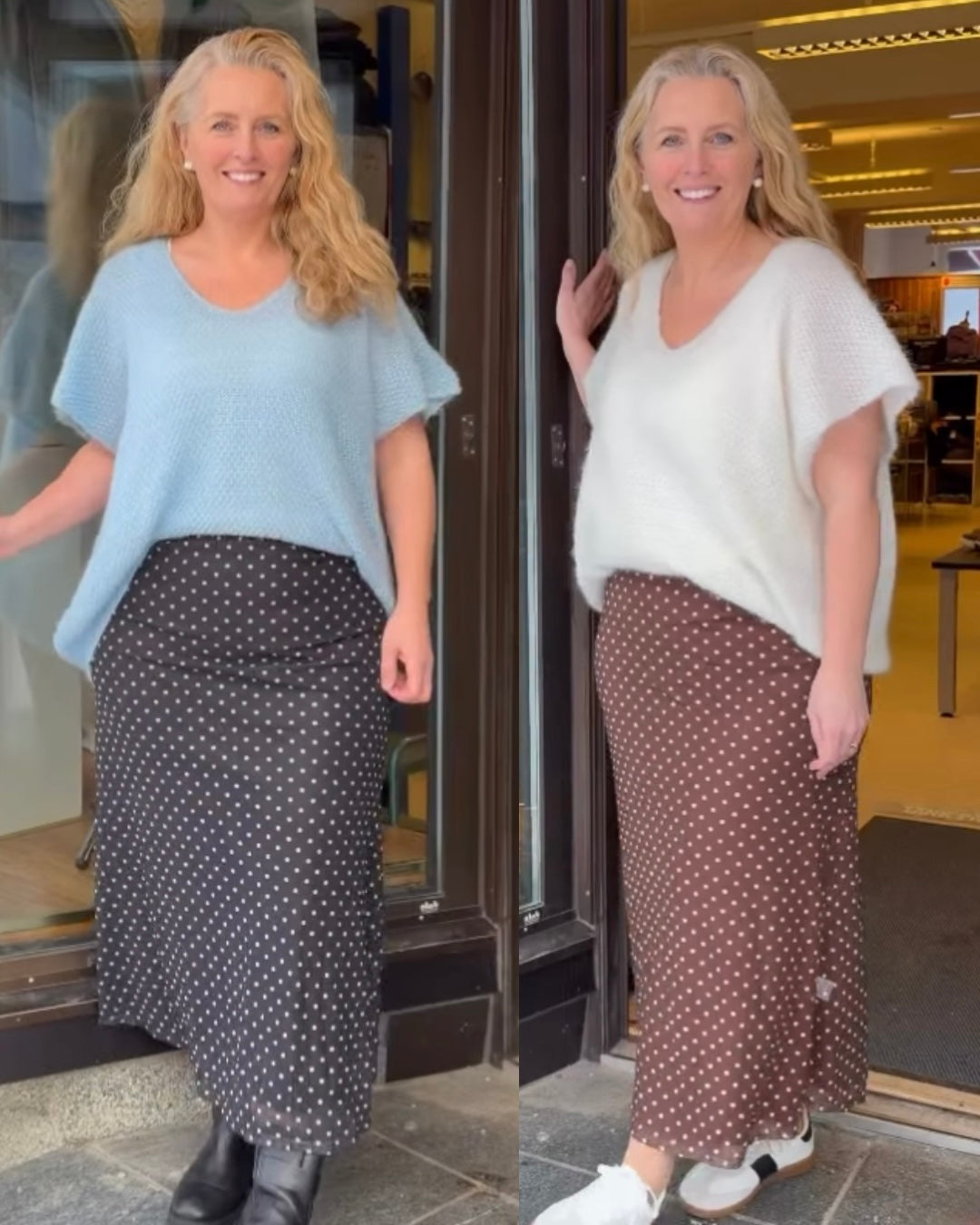 Kjol polkadot