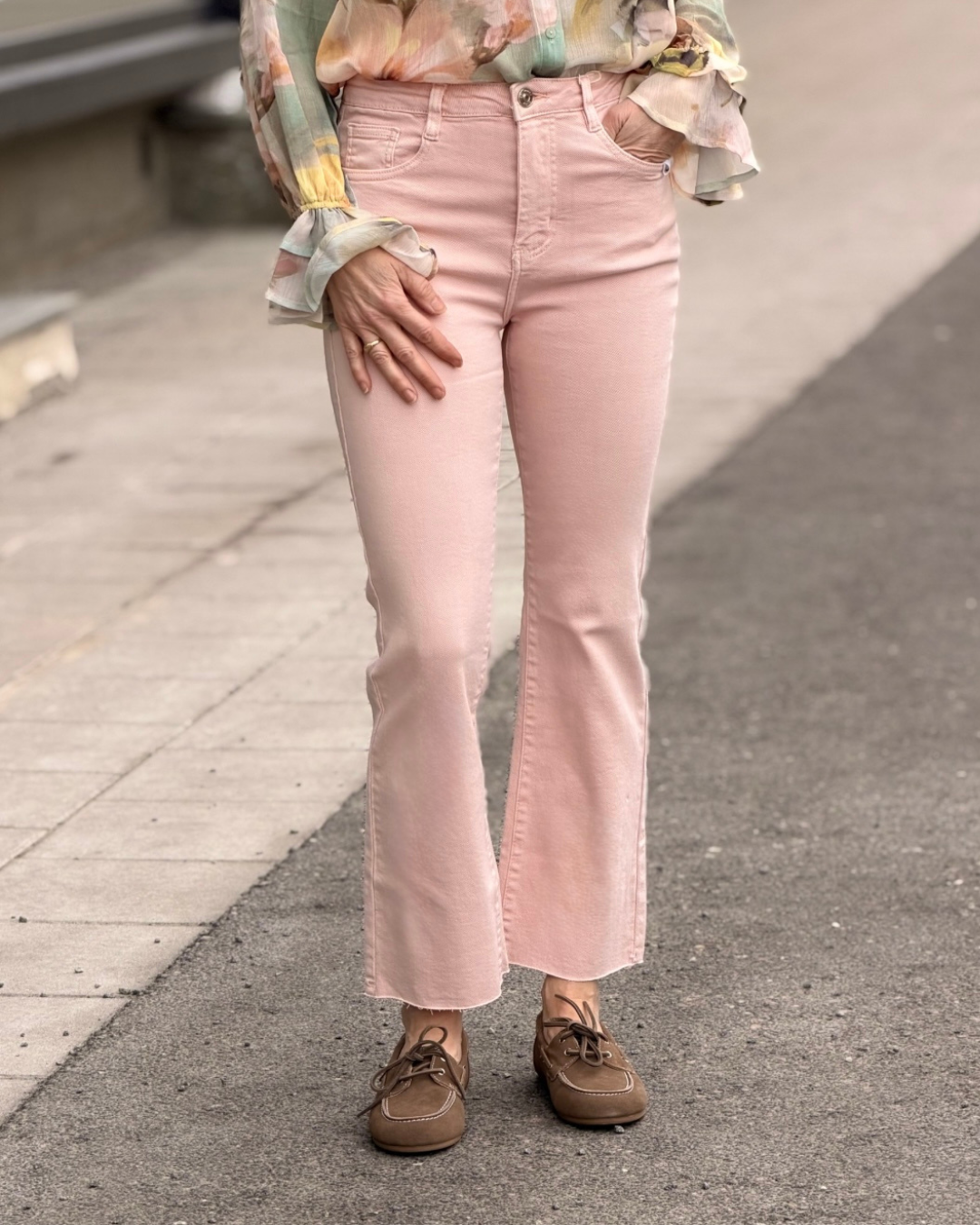Jeans med flare