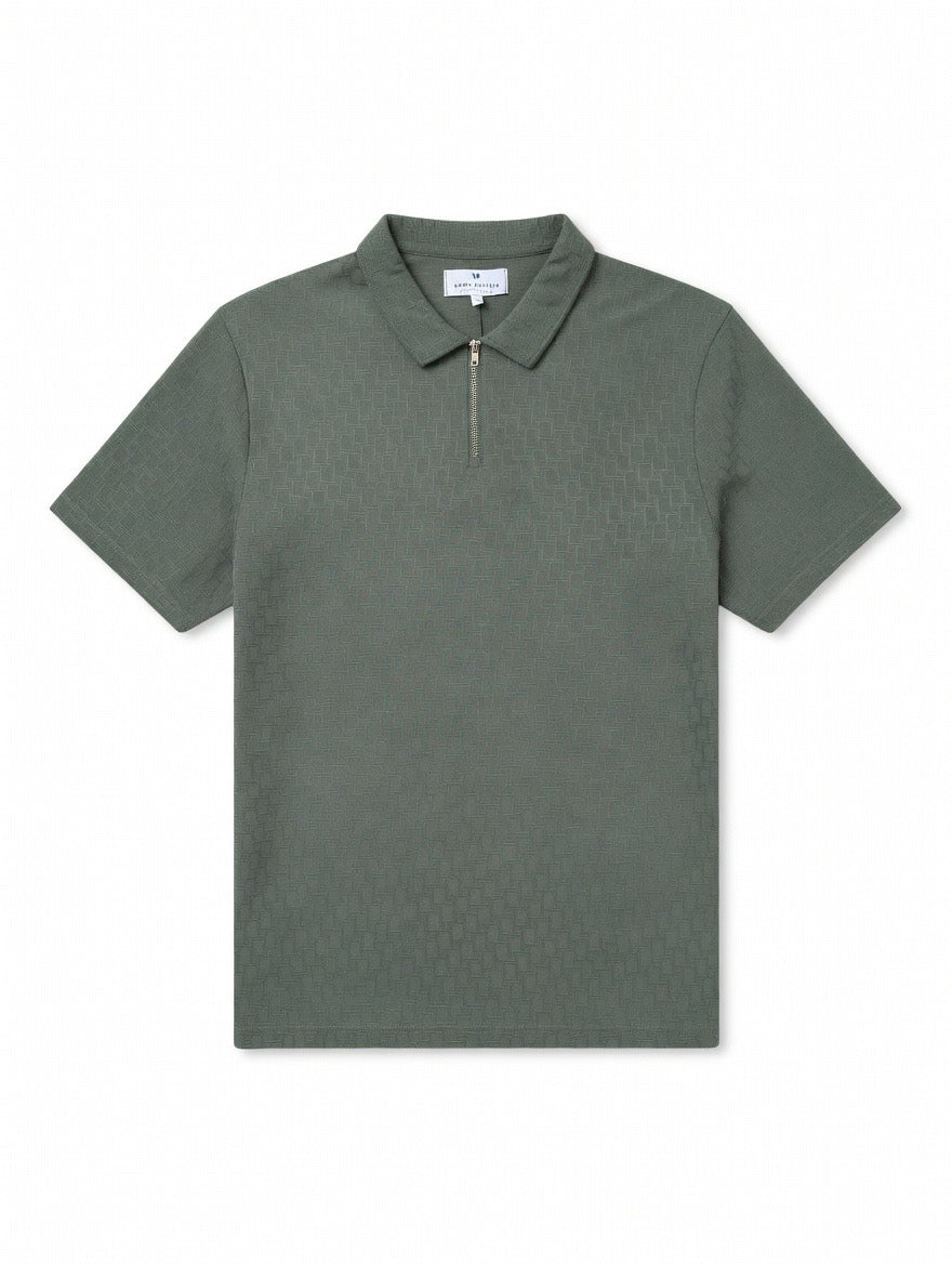 Piké med half-zip