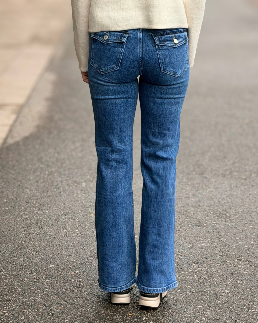 Jeans med lockfickor