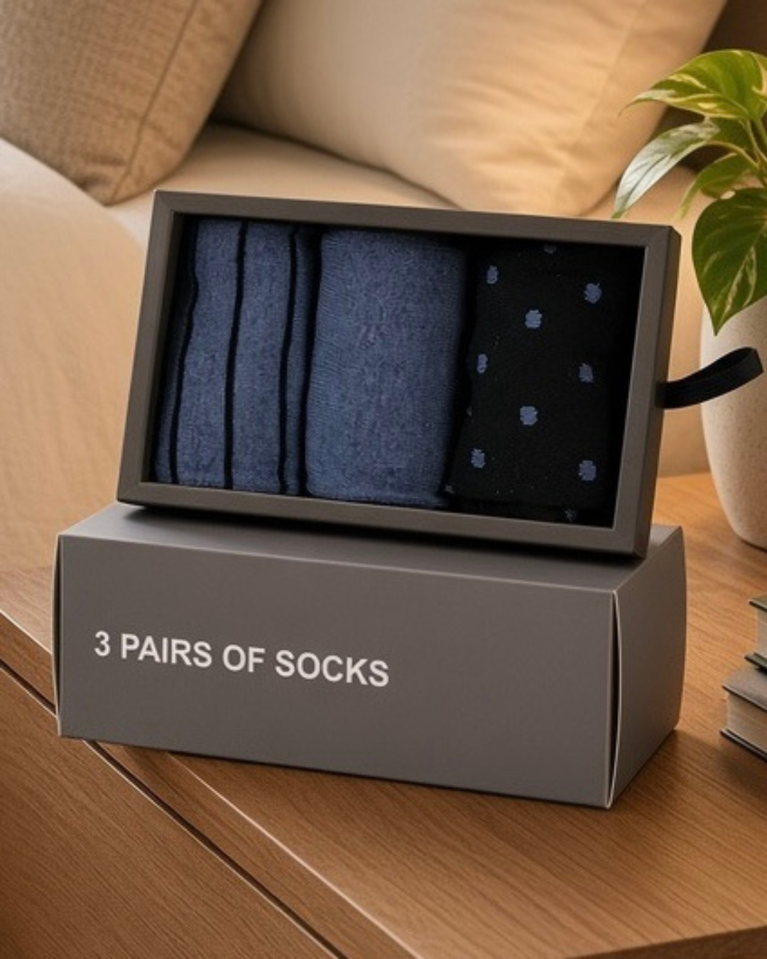 Presentförpackning strumpor