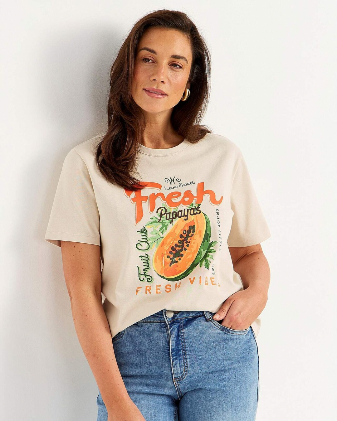 T-shirt papaya