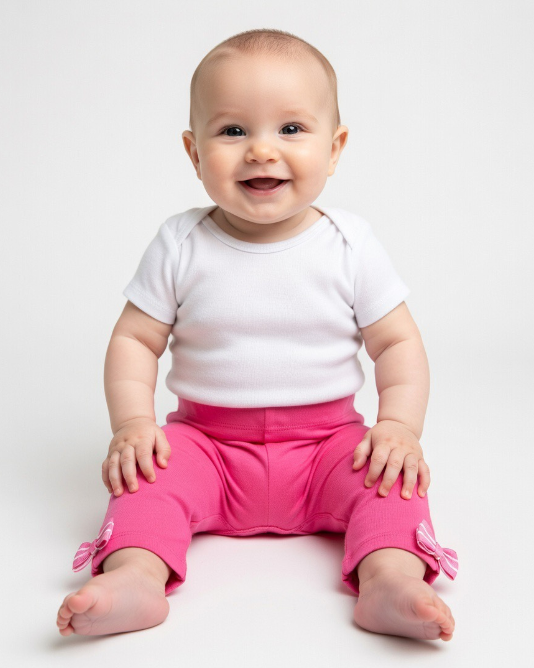 Caprileggings med rosett