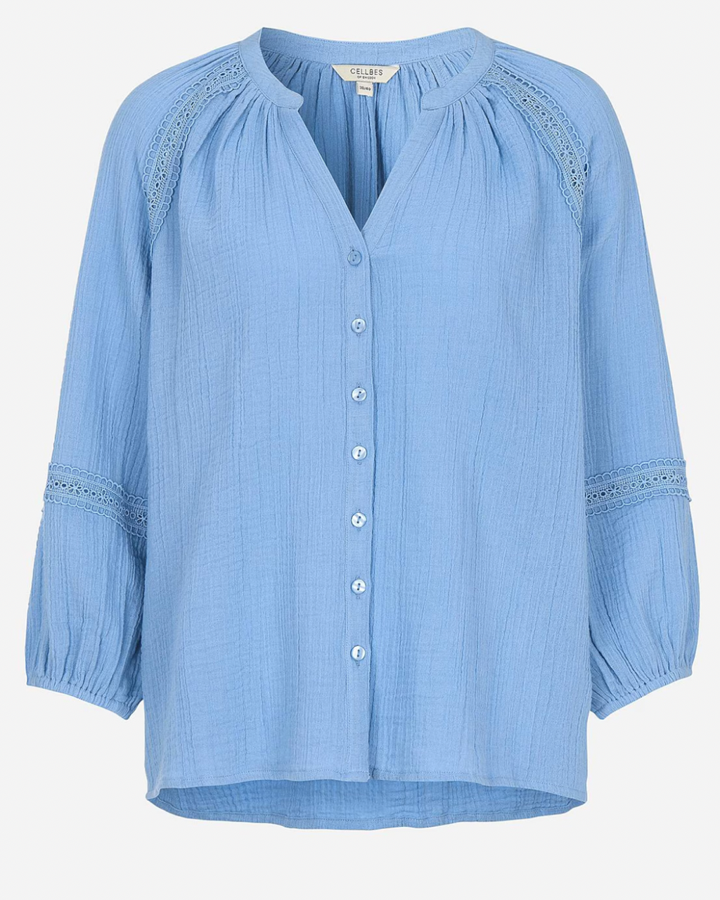 Blus krinklad