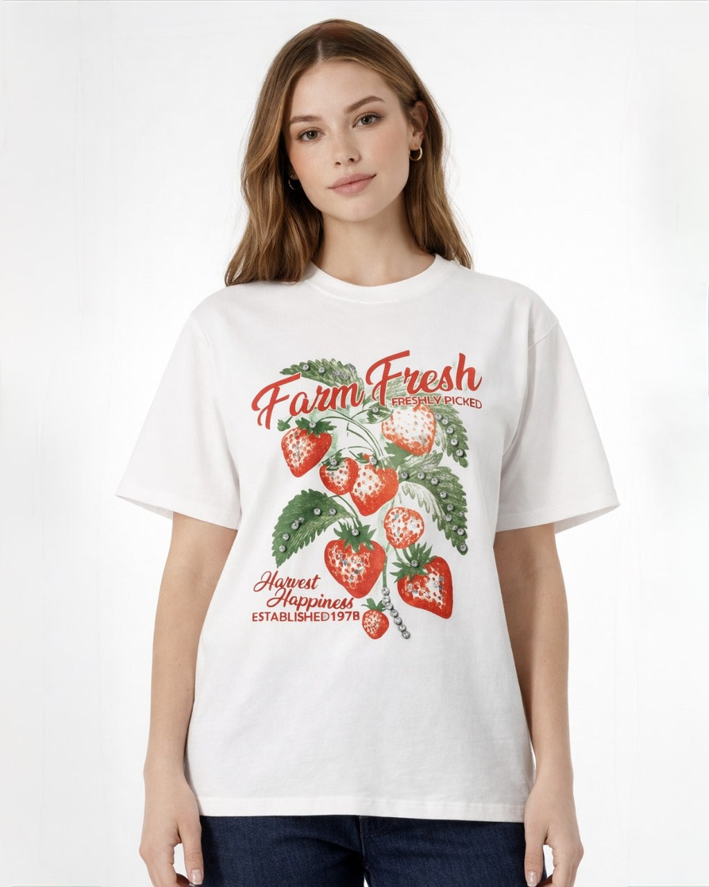 T-shirt Jordgubbar