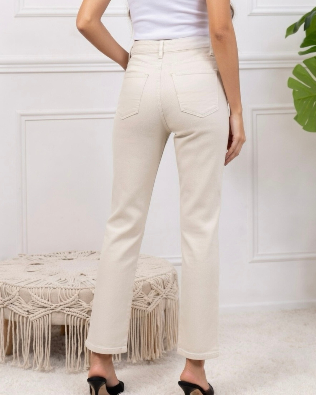 Jeans ankellängd