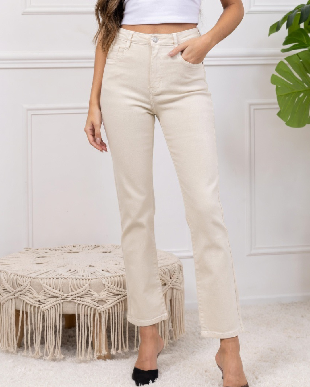 Jeans ankellängd