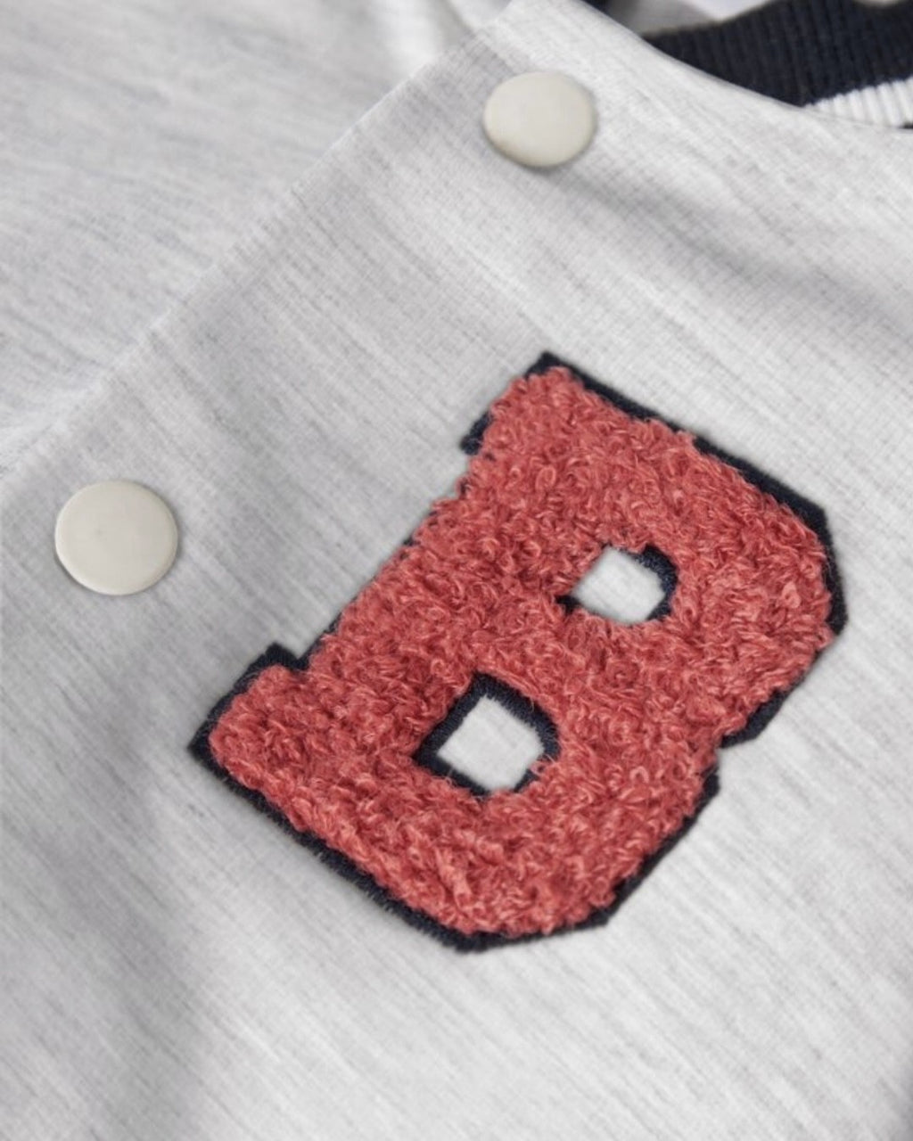 Sweatshirt med knappar