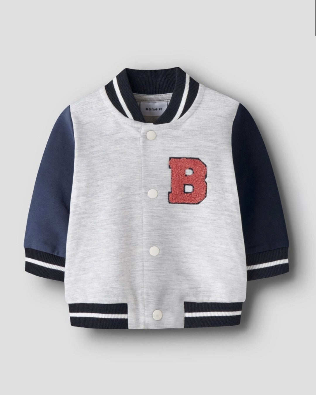 Sweatshirt med knappar