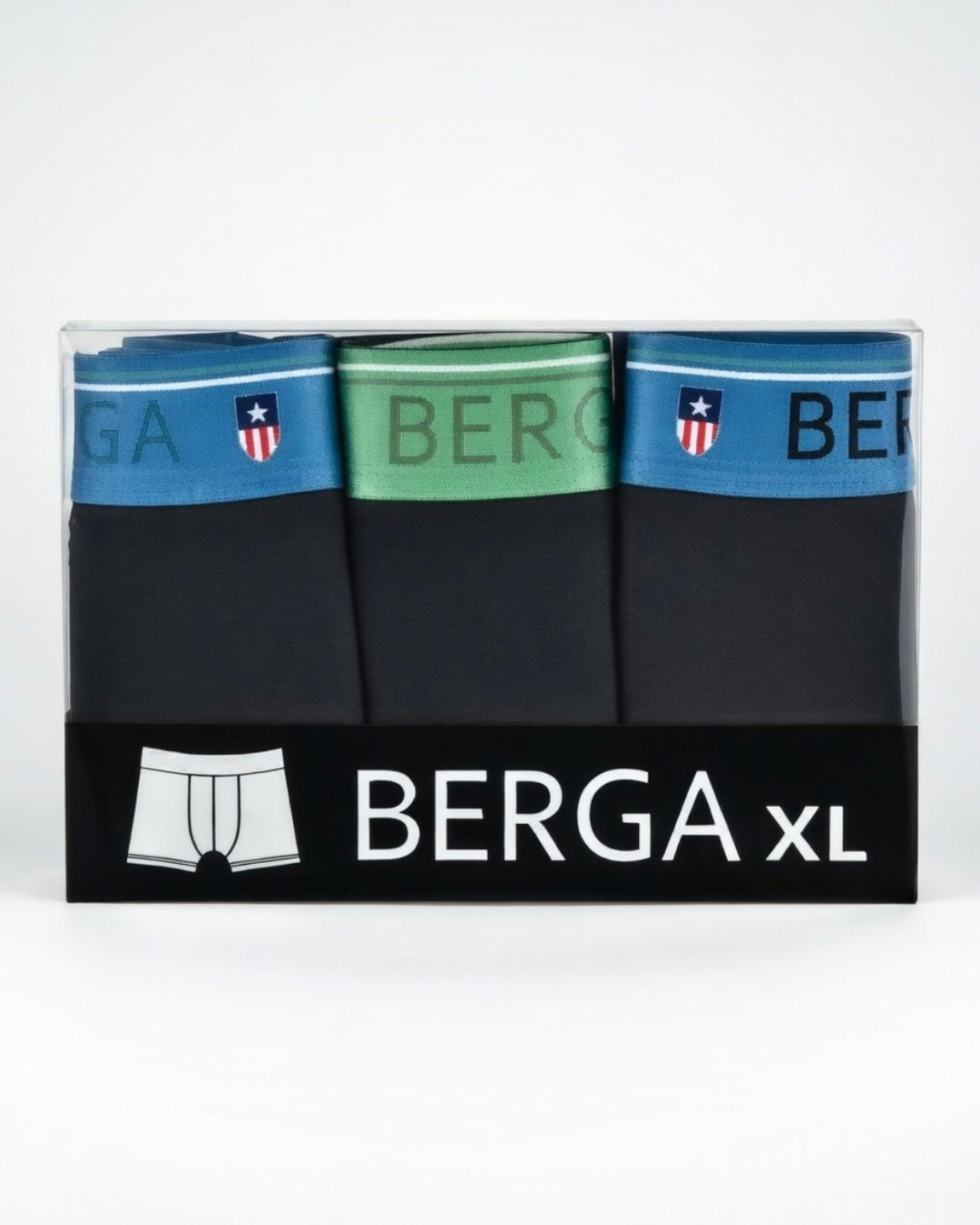 Boxerkalsonger utan gylf 3-pack