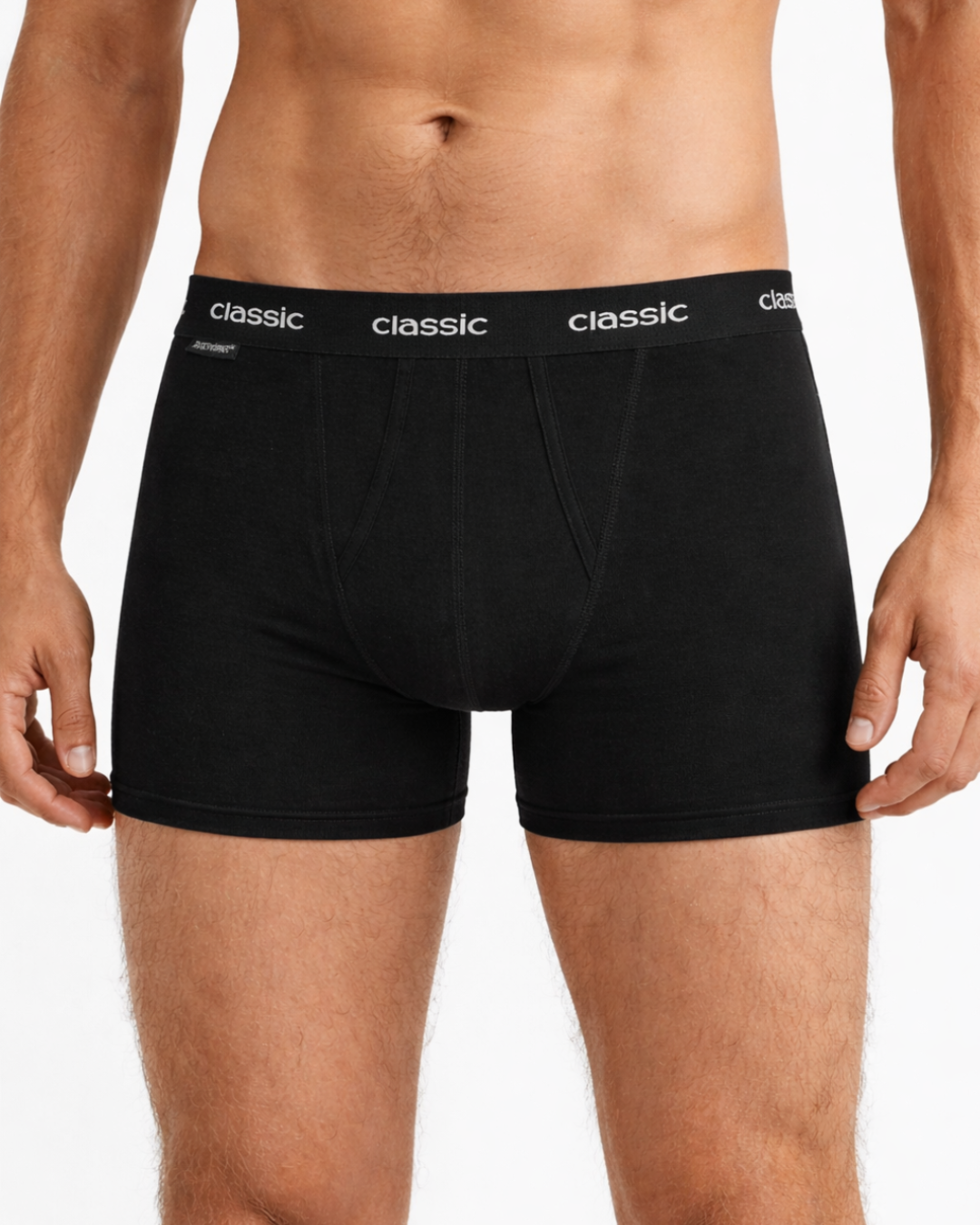 Boxerkalsonger med gylf 3-pack