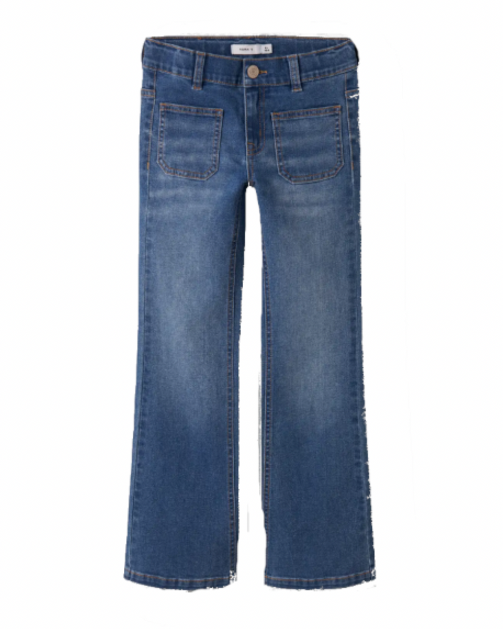 Jeans med trendiga fickor