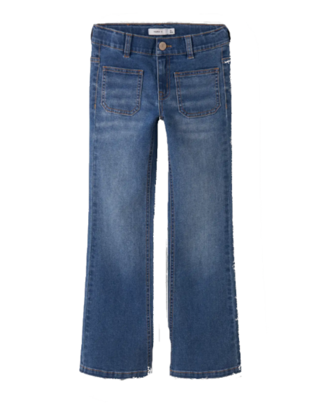 Jeans med trendiga fickor