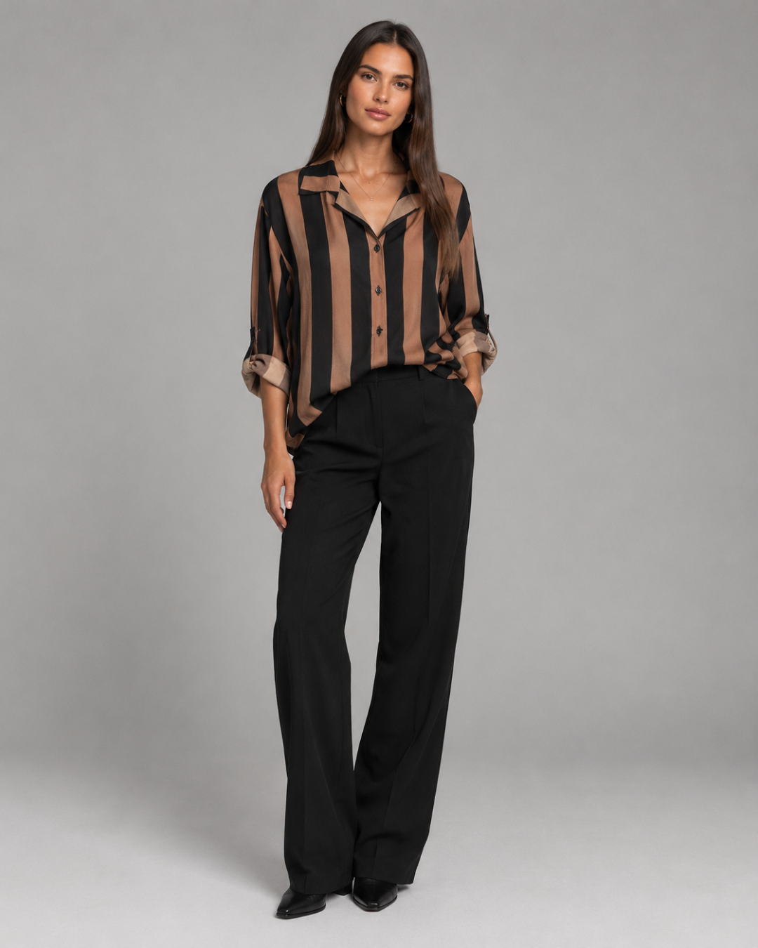 Blus randig