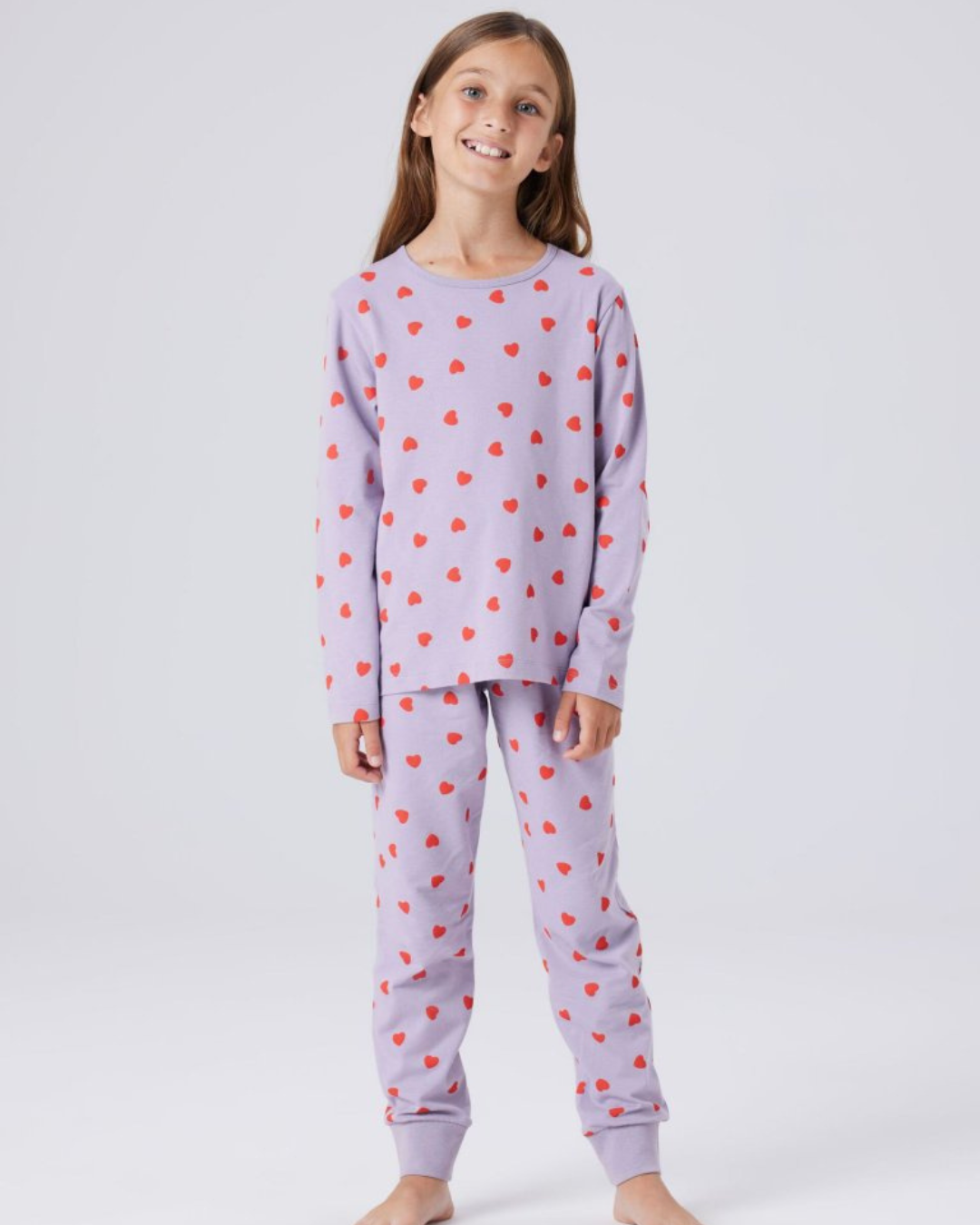 Pyjamas hjärtan