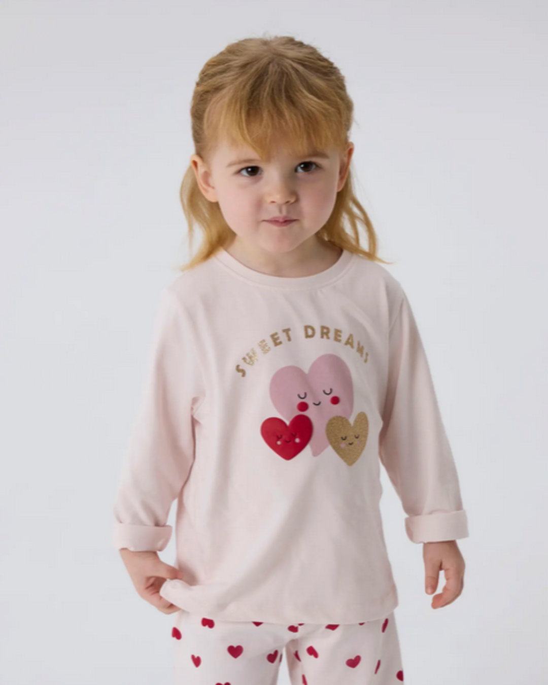 Pyjamas hjärtan