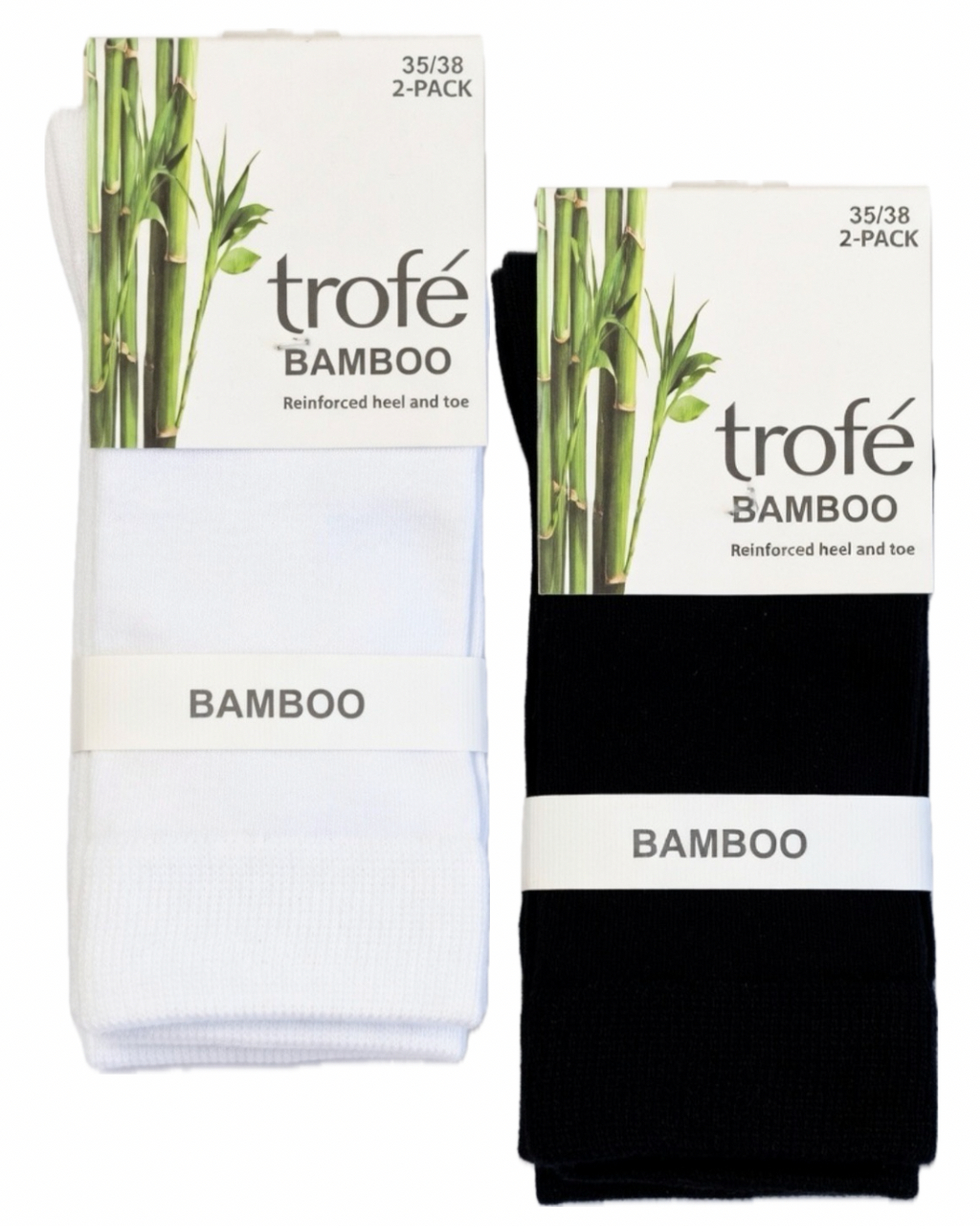 Strumpor bambu 2-pack
