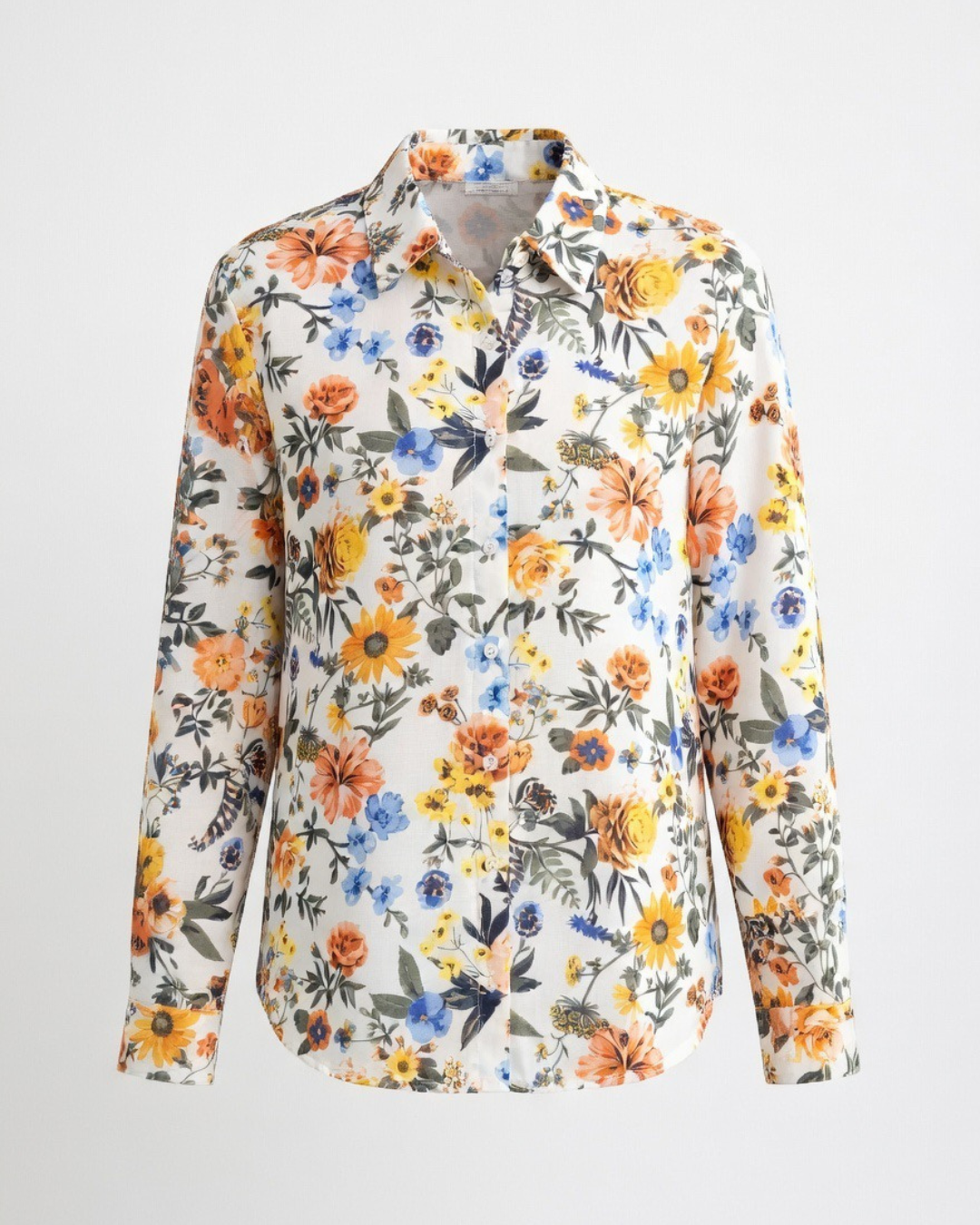 Blus blommig