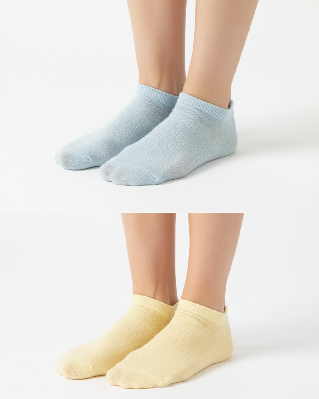 Sneakersstrumpor 3-pack pastell