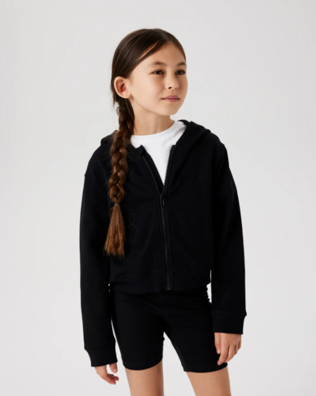 Huvtröja med dragkedja