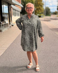 Klänning leopard
